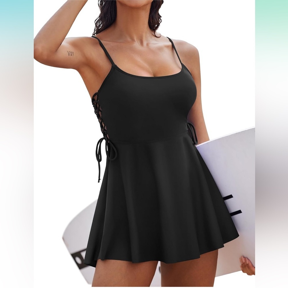 Black Swim Dress